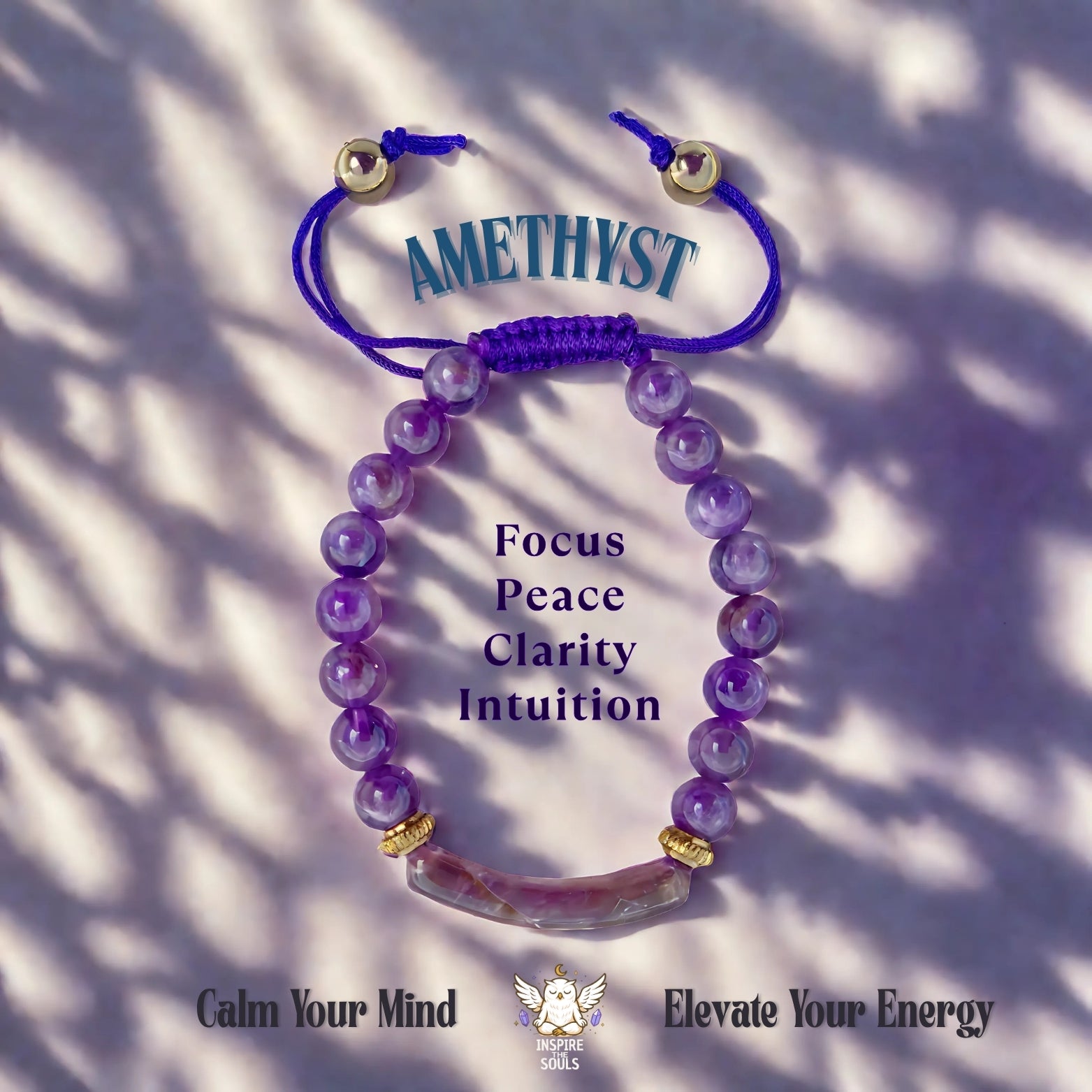 Mystic Bloom – Amethyst Bracelet