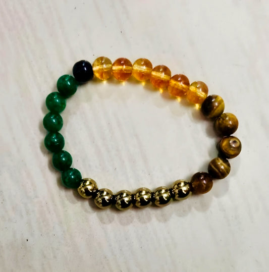 Money & Love Crystal Bracelet Combo