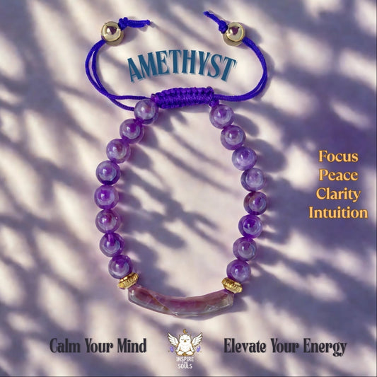 Mystic Bloom – Amethyst Bracelet | SoulStone Series