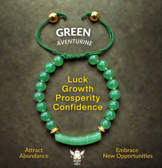 Green Grace – Aventurine Bracelet | SoulStone Series by Inspirethesouls