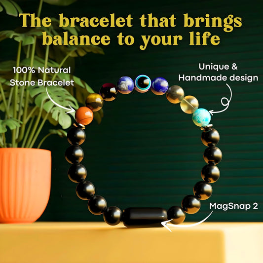 Super 9 Chakra Energy Healing Bracelet